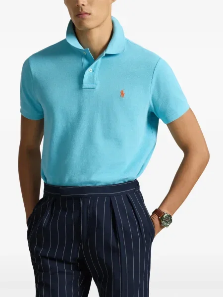 Ριγέ δερμάτινος κάλτσες Polo Ralph Lauren με κορδόνι μαύρο
