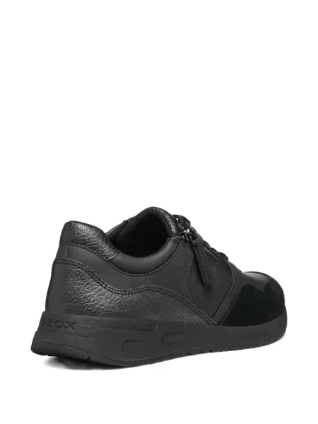 Sneakerși Geox din piele negru