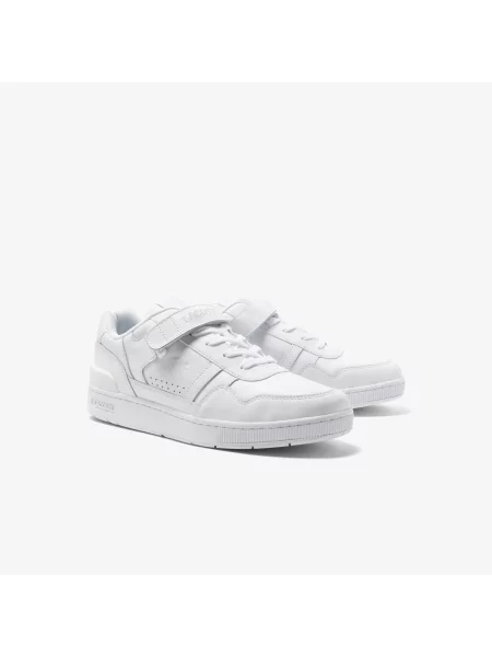 Кроссовки Lacoste на липучках белые