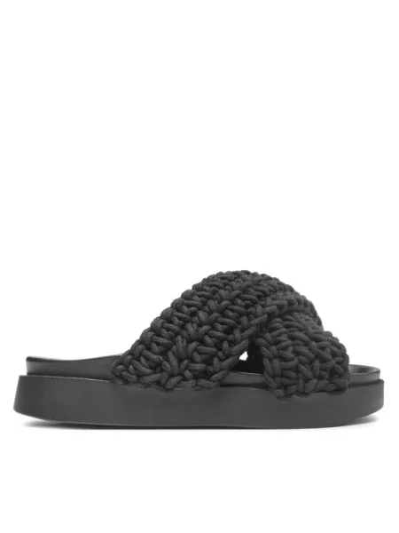 Inuikii Șlapi Woven negru