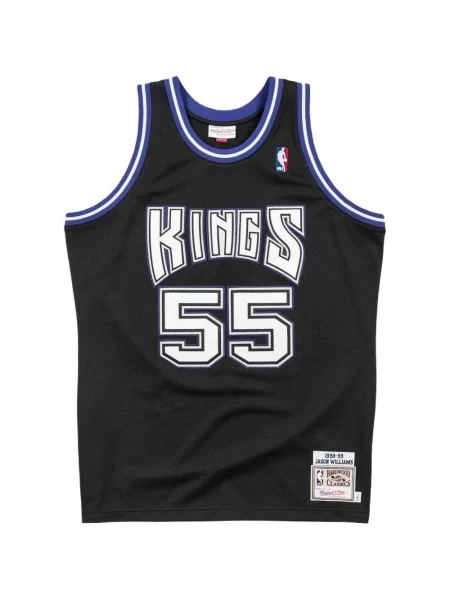 Cămașă Mitchell & Ness din jerseu negru