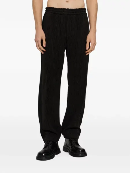 Pantaloni Post Archive Faction tricotate alergare negru