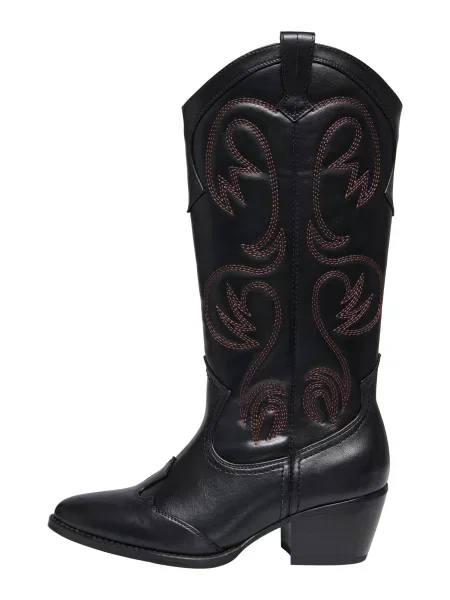 JDY Cizme de cowboy JDYJANE' negru