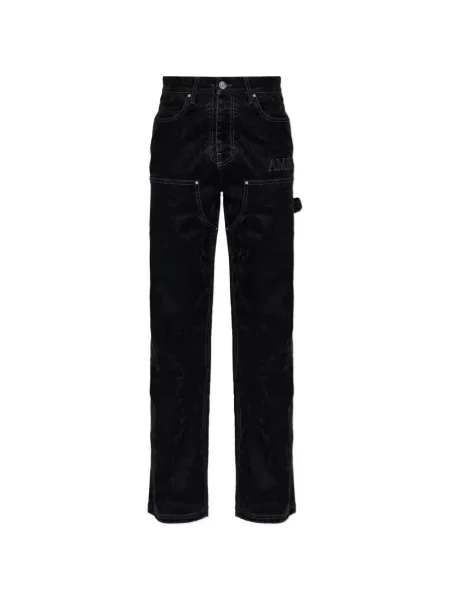 Blugi Amiri cu broderie negru