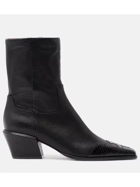 Botine Paris Texas din piele negru