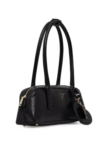 Geantă shopper Guess cu autograf negru