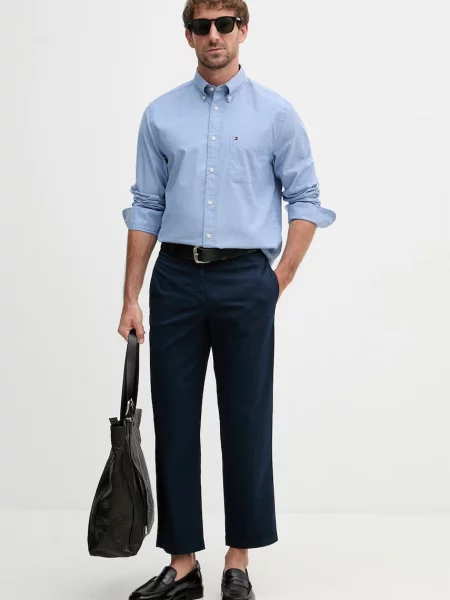 Tommy Hilfiger Cămașă oxford albastru