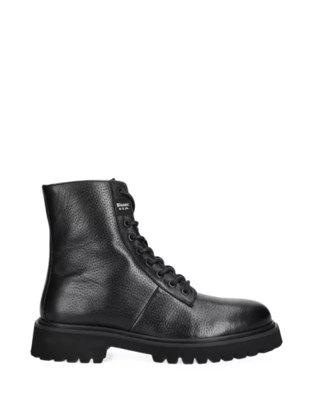 Botine Blauer din piele negru