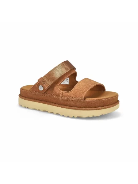 UGG Goldenstar Glide Kobiety Sandały UGG Size: 5 brązowy