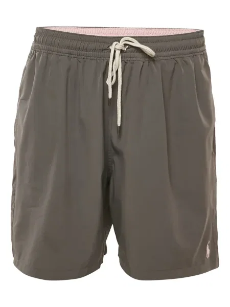 Ленена поло тениска Polo Ralph Lauren бродирана червено