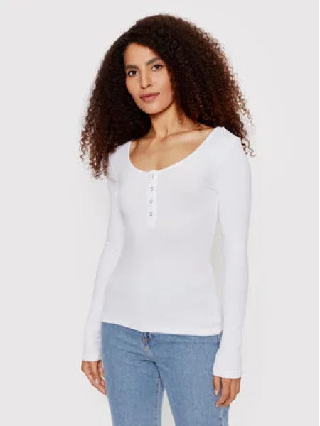 Pieces Блузка Kitte білий