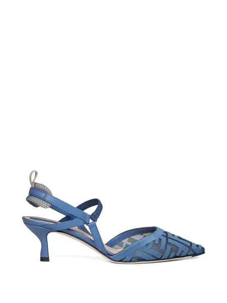 Pantofi cu toc Fendi albastru