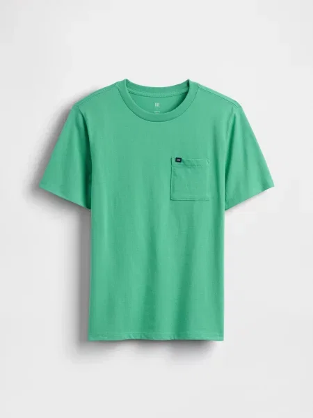 Tricou copii Gap verde