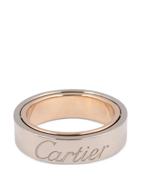 Бяло злато пръстен Cartier бяло