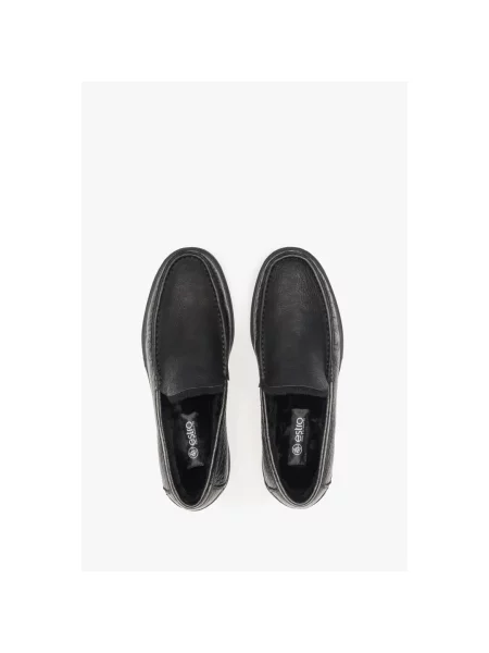 Лоферы Estro черные