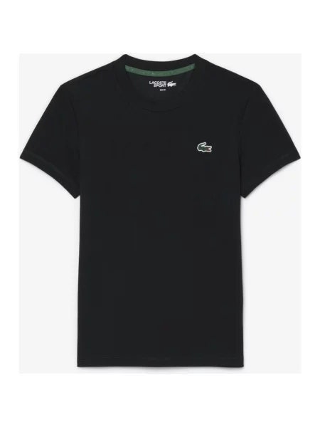 Koszulka z krótkim rękawem Lacoste Slim Fit Ultra Dry Stretch sport 34 czarny