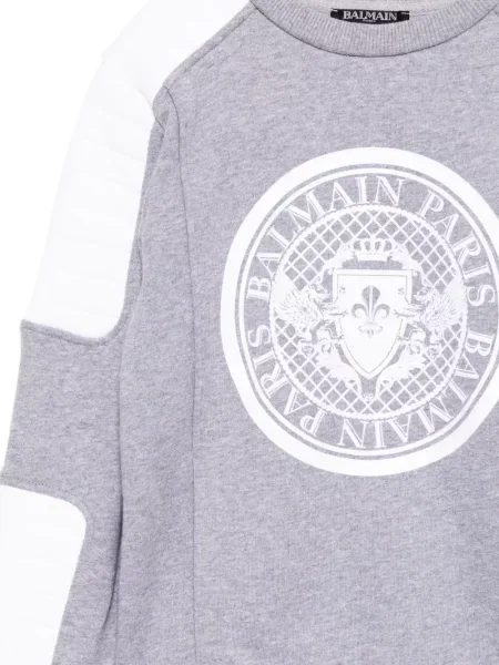 Bluza dziecięca Balmain szara