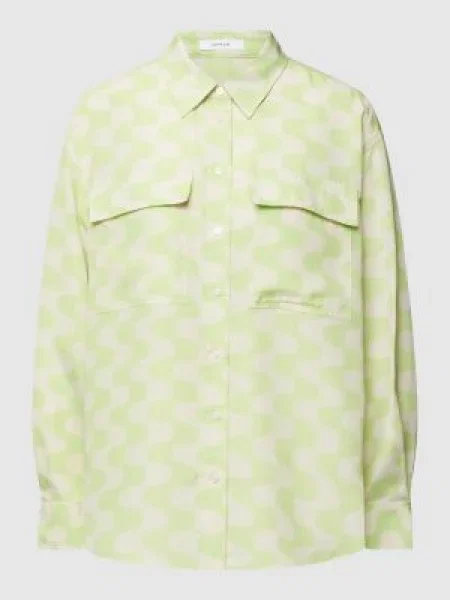 Bluzka koszulowa z graficznym wzorem model ‘Fridami’ Opus