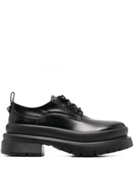 Pantofi derby Valentino Garavani din piele negru