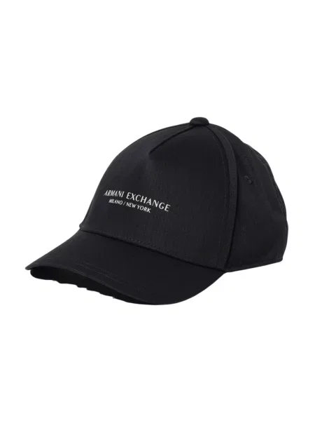 Czapka z daszkiem Armani Exchange niebieska