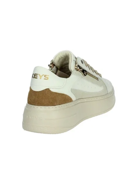 Pantofi Keys alb