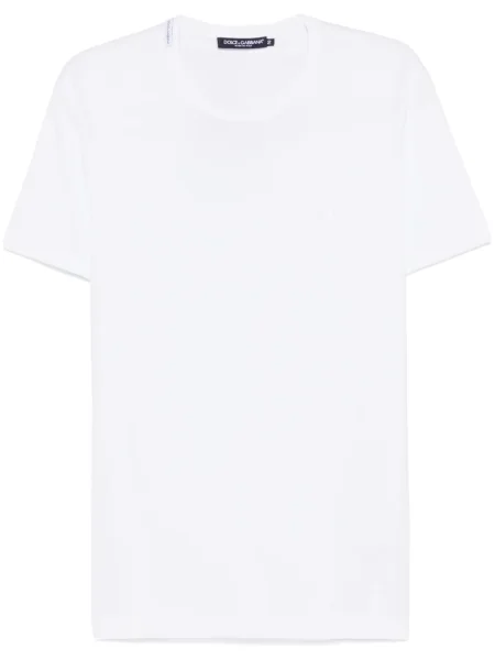 Tricou Dolce & Gabbana cu broderie alb