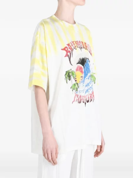 Μπλούζα Balenciaga γραβάτες λευκό