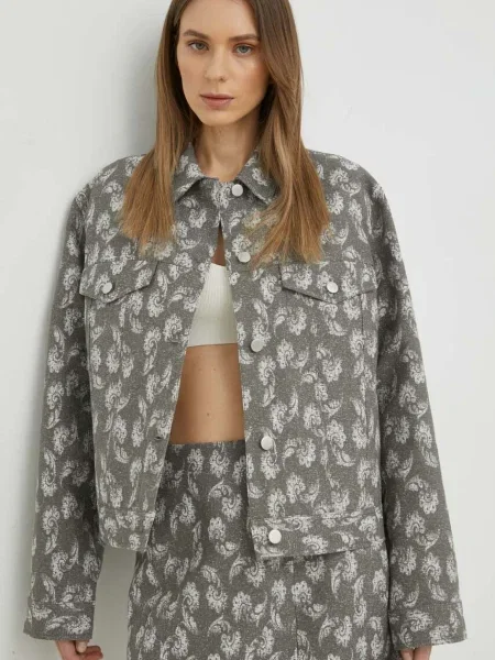 Samsoe Samsoe geaca femei de tranzitie gri