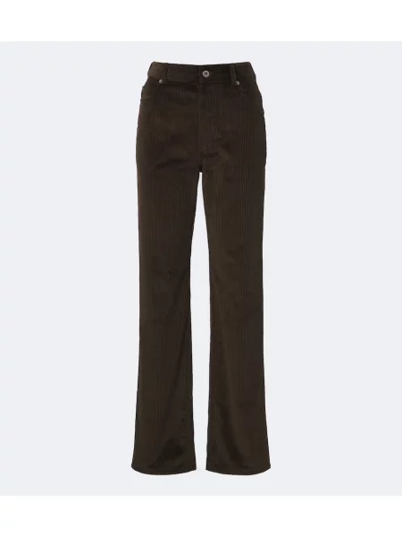 Pantaloni Loewe de catifea cord maro
