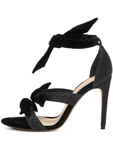 Sandalai Alexandre Birman su lankeliu velvetinės juoda