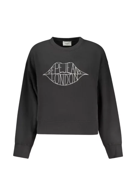 Hanorac Pepe Jeans cu imagine negru