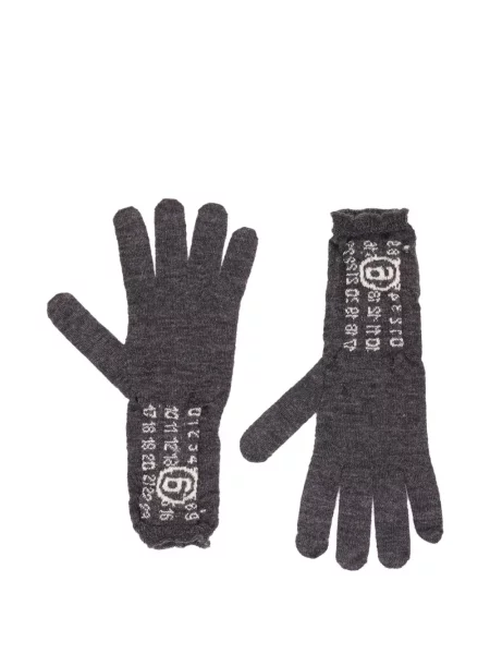 Mănuși Mm6 Maison Margiela gri