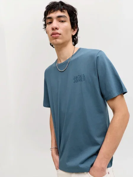 JACK & JONES Tričko zafírová modrá