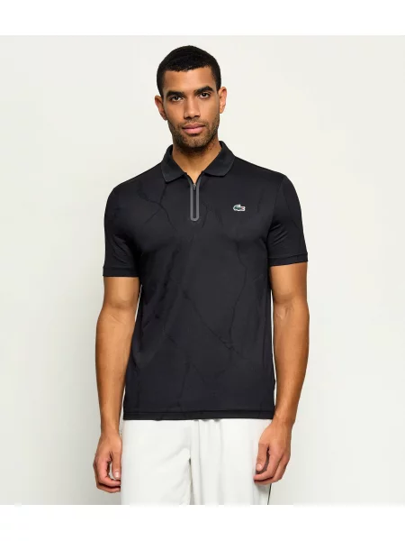 Tricou polo Lacoste negru