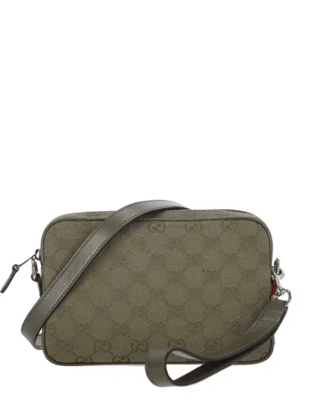 Geantă Gucci din canvas mini verde