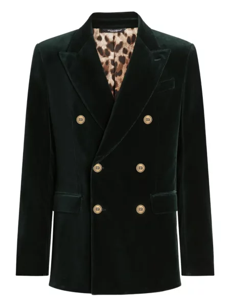 Sacou Dolce & Gabbana de catifea verde