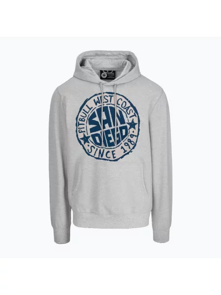 Bluza Pitbull San Diego Sun Hooded Sweatshirt grey/melange szara
