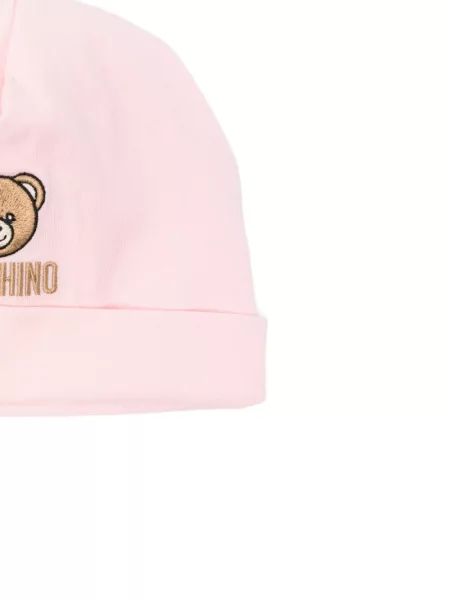 Czapka dziecięca Moschino różowa