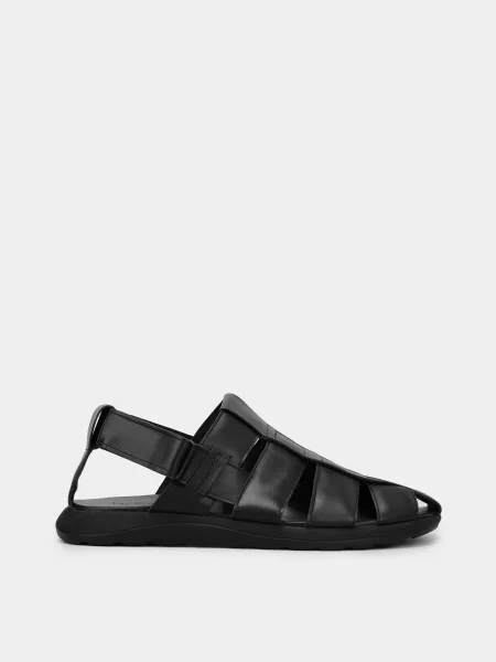 Шкіряні Сандалії Braska чорний