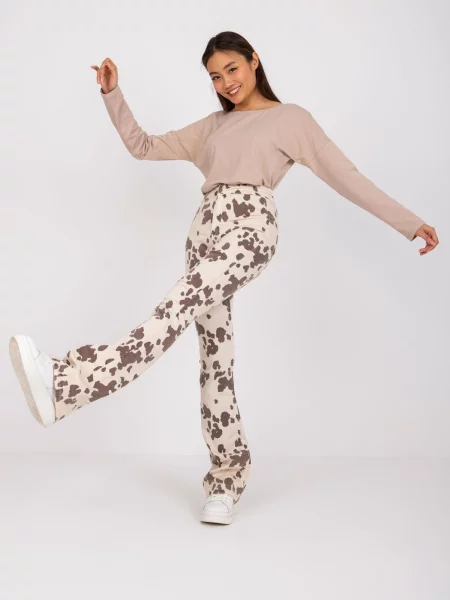 Bluză Fashionhunters bej