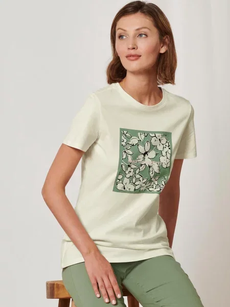 Футболка Tchibo бежевий