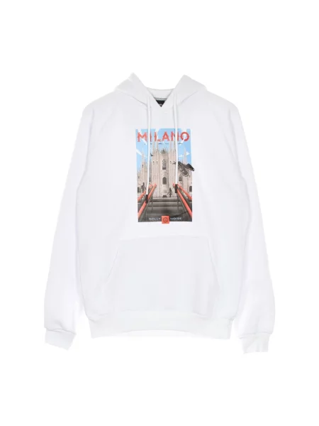 Bluza z kapturem Dolly Noire z kapturem z długim rękawem biała
