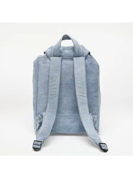 Nahrbtnik Calvin Klein Denim Luna Mini Flap Backpack Svetlo modra