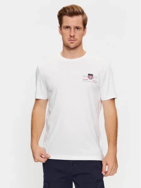 Gant Tricou alb