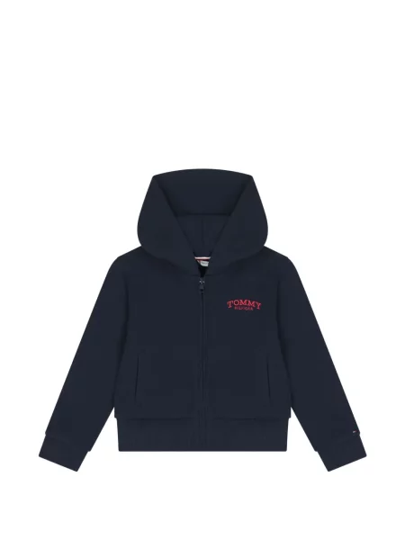 Bluza z kapturem dziecięca Tommy Hilfiger niebieska