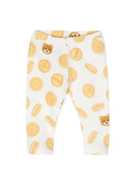 Dětské kalhoty Moschino bílé