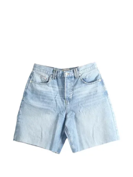 Pantaloni scurți din denim Free People albastru
