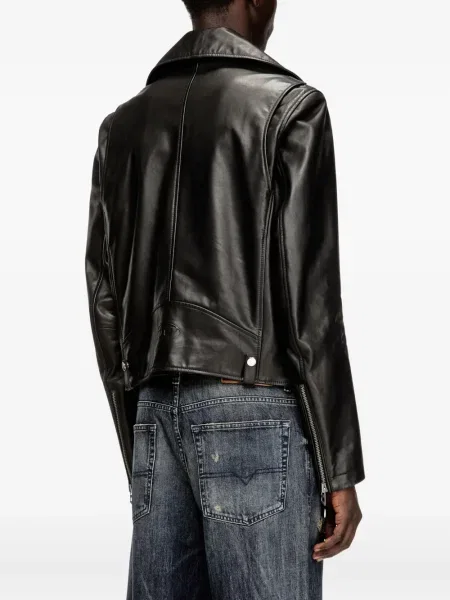 Geanta de piele Diesel negru
