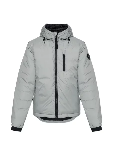Geacă Canada Goose cu glugă gri