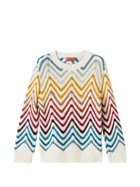 Sweter dziecięcy Missoni biały